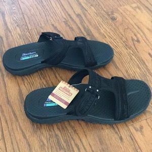 Skechers Black Sandals